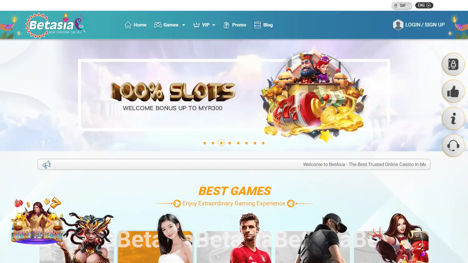 BetAsia Casino screenshot 1