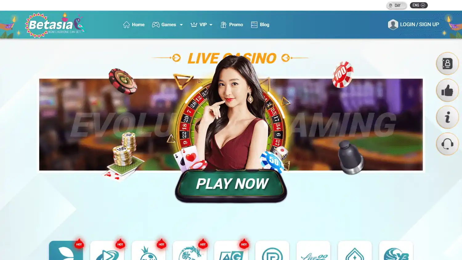 BetAsia Casino screenshot 2