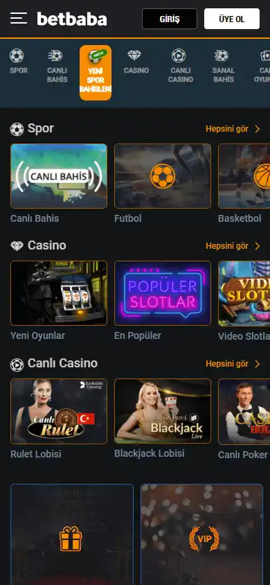 Betbaba Casino screenshot 4