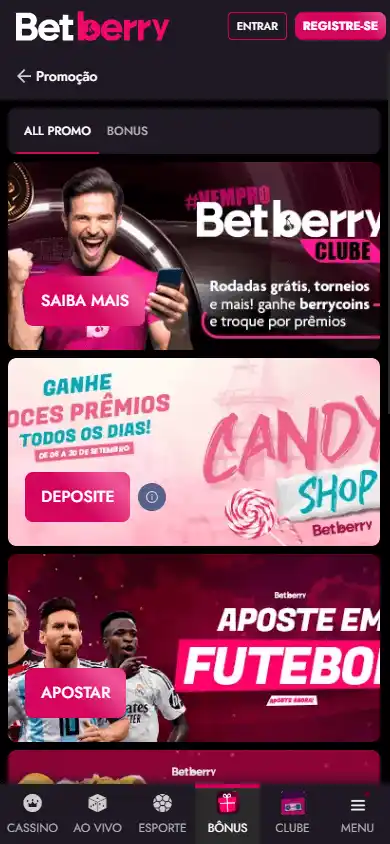 Betberry.io Casino screenshot 4