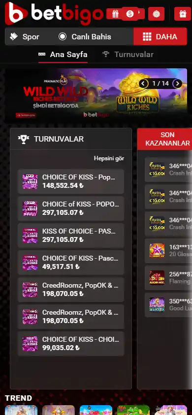 Betbigo Casino screenshot 5