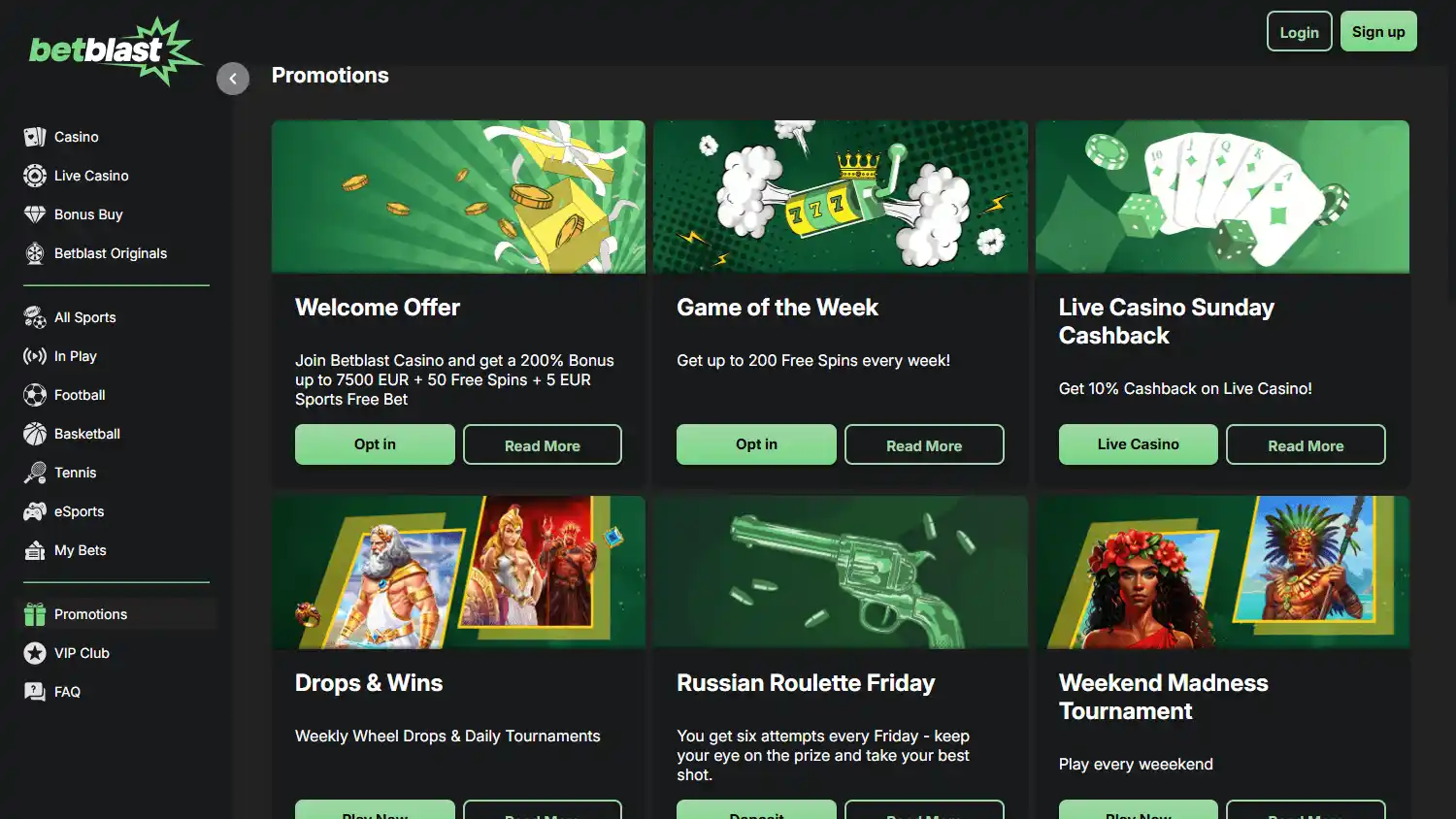 BetBlast Casino screenshot 3