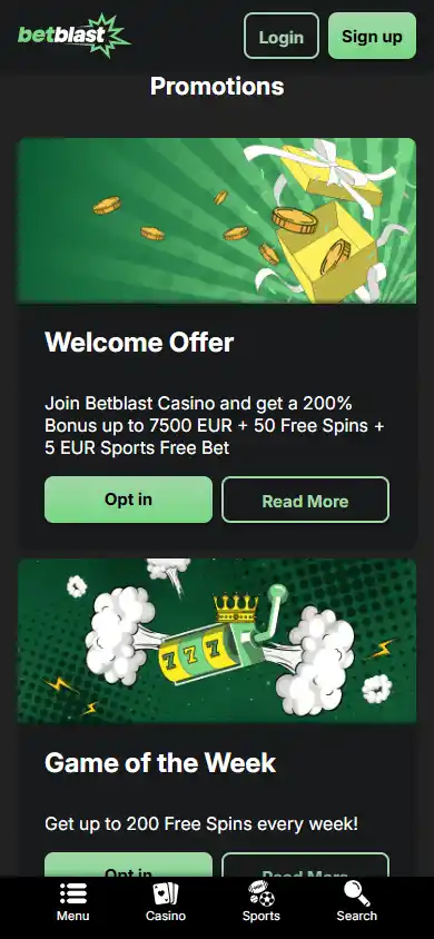 BetBlast Casino screenshot 6