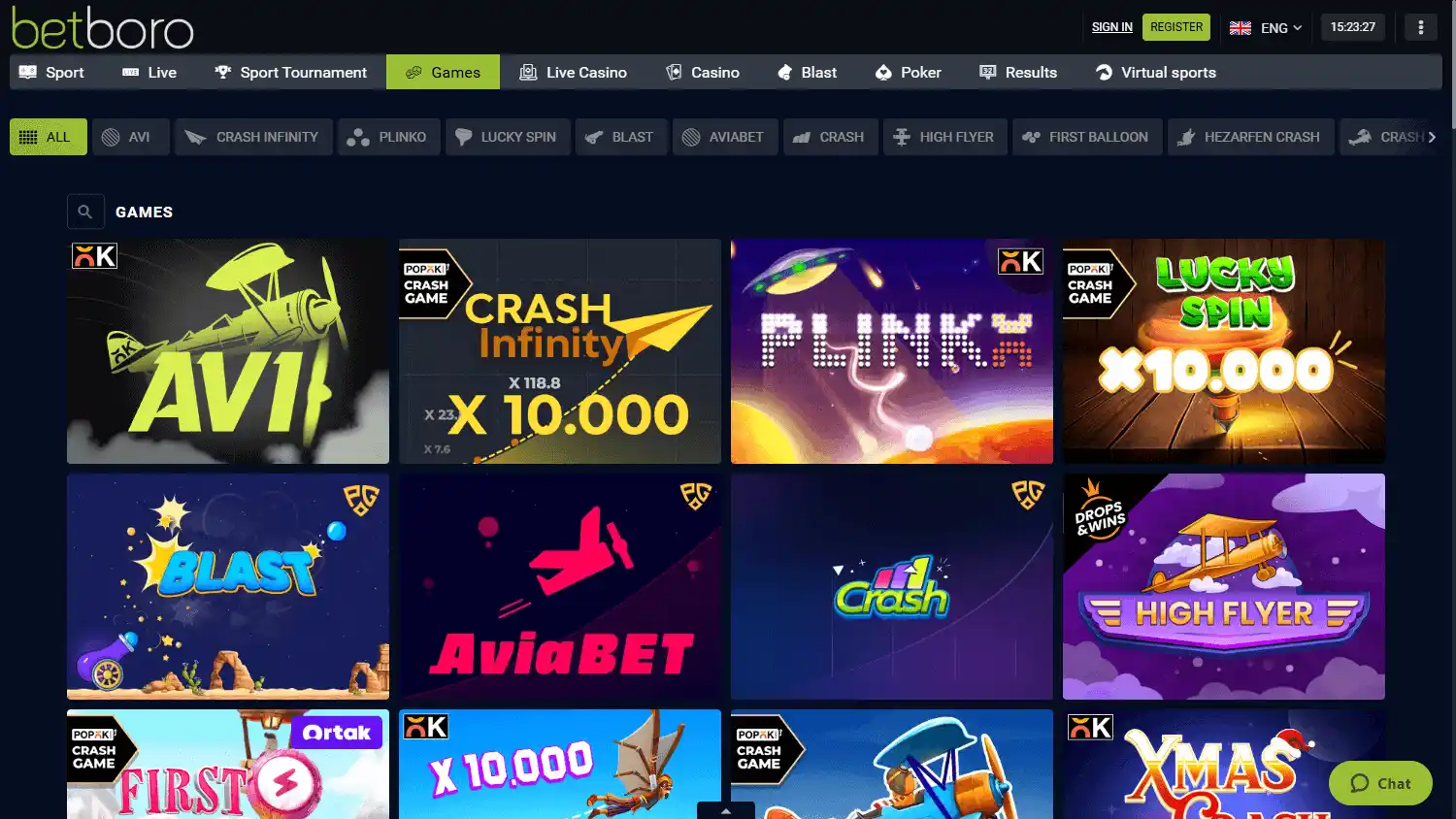 Betboro Casino screenshot 2