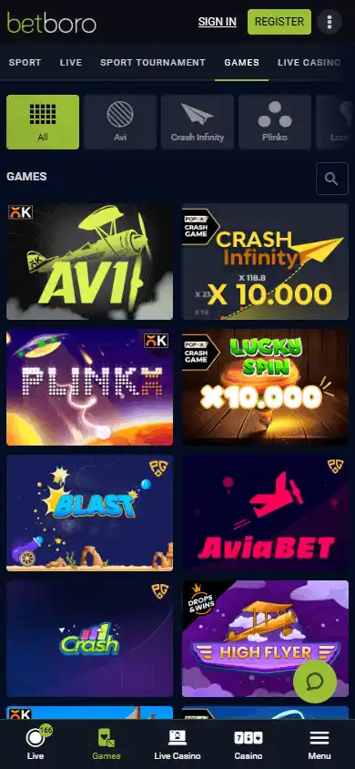 Betboro Casino screenshot 5