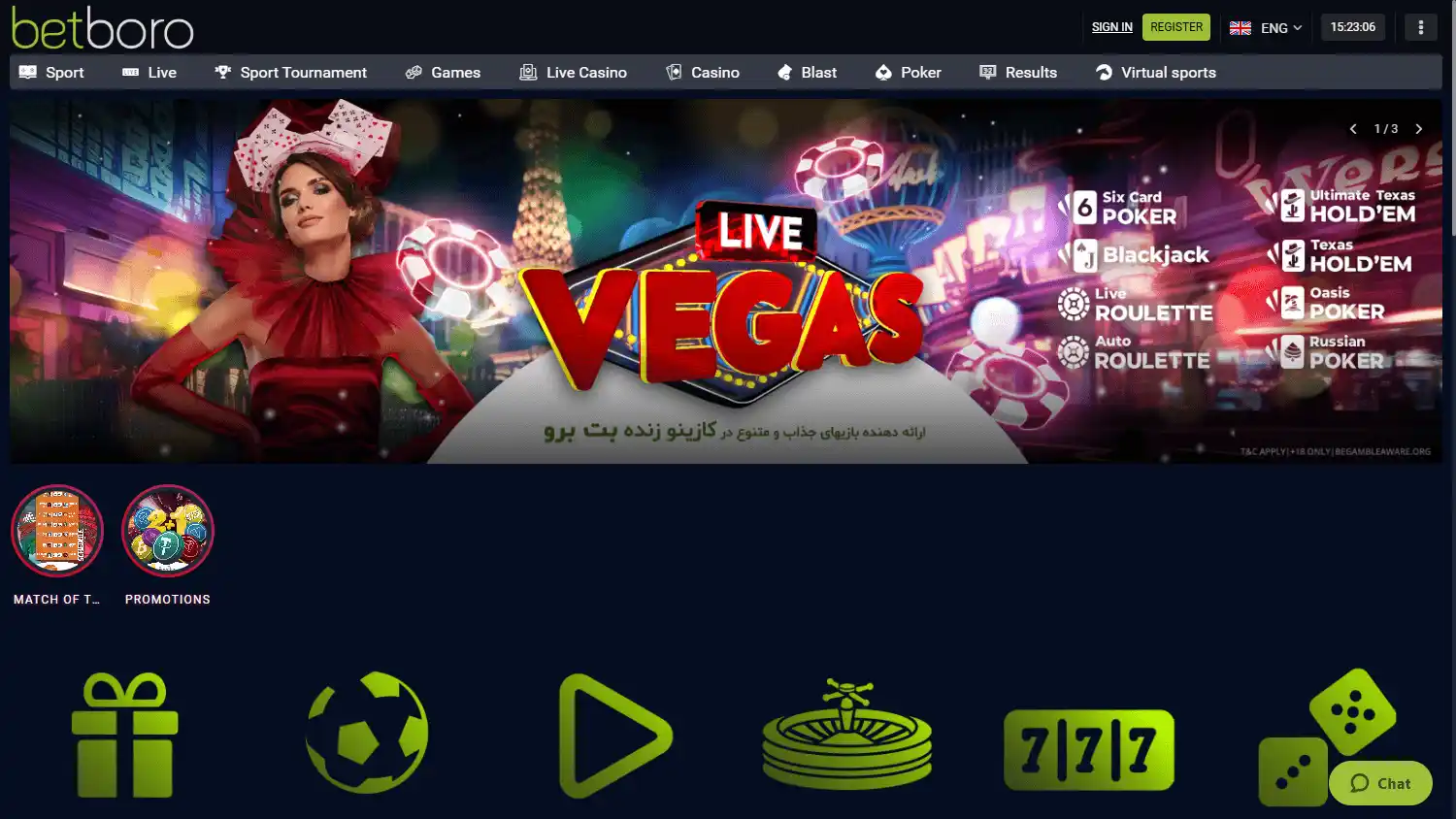 Betboro Casino screenshot 2