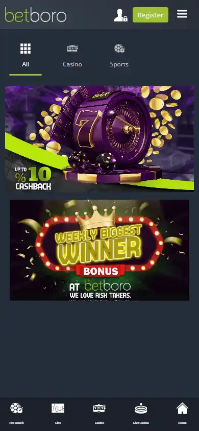Betboro Casino screenshot 7