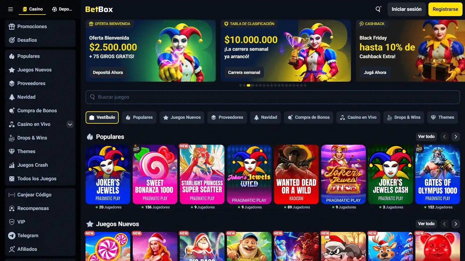 BetBox Casino screenshot 1