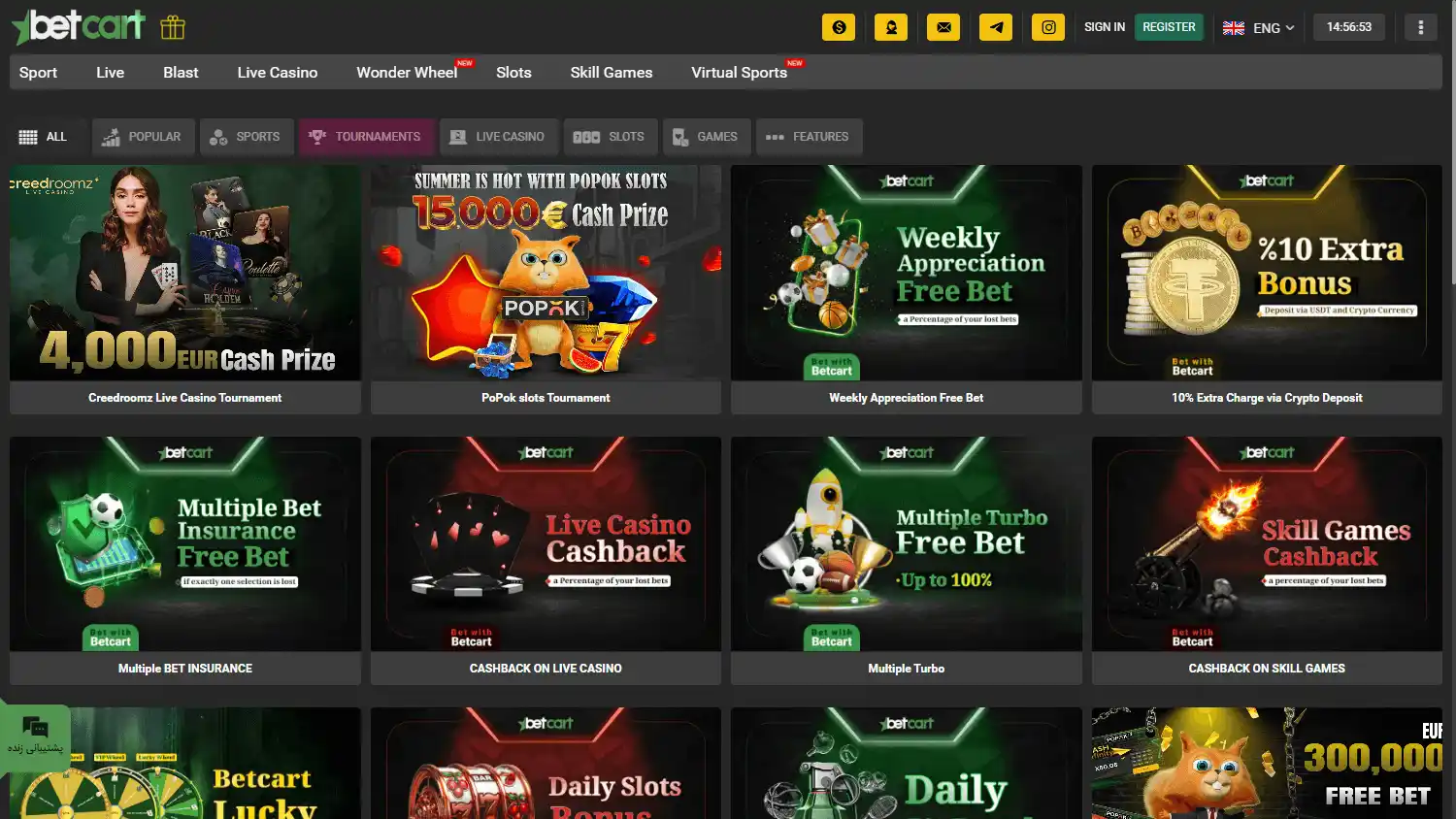 Betcart Casino screenshot 3