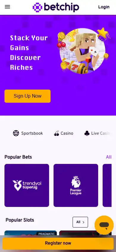 Betchip Casino screenshot 3