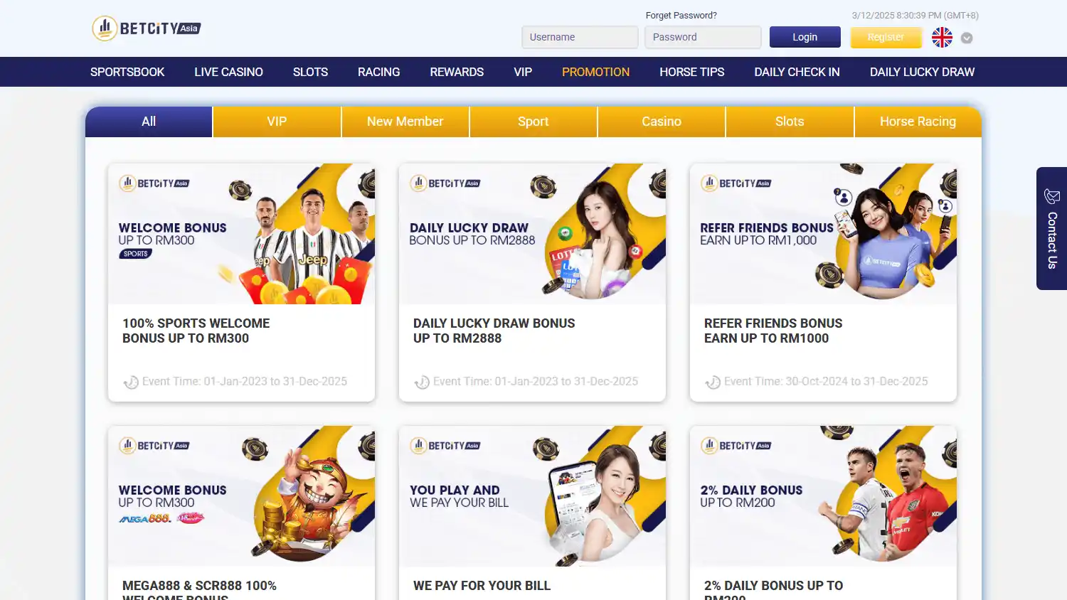 BetCity Asia Casino screenshot 3