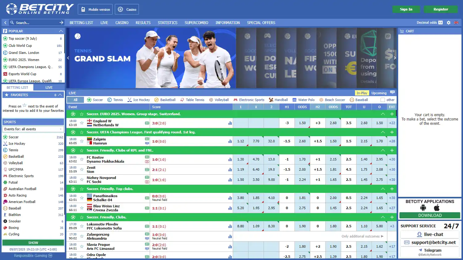 Betcity.net Casino screenshot 1