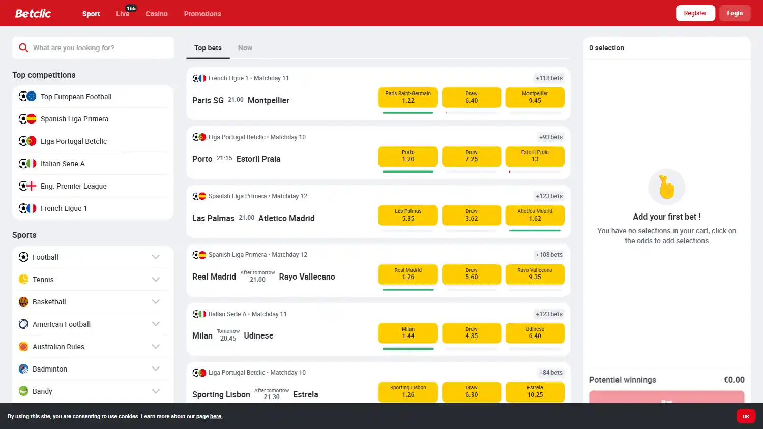 Betclic Casino screenshot 2