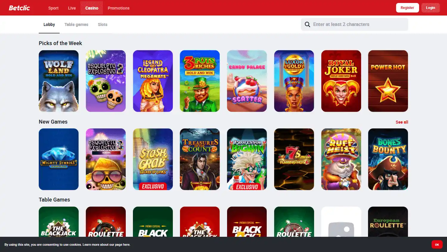 Betclic Casino screenshot 3