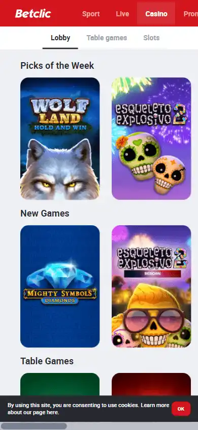 Betclic Casino screenshot 5
