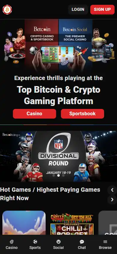 Betcoin.ag Casino screenshot 4