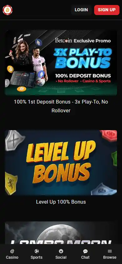 Betcoin.ag Casino screenshot 6