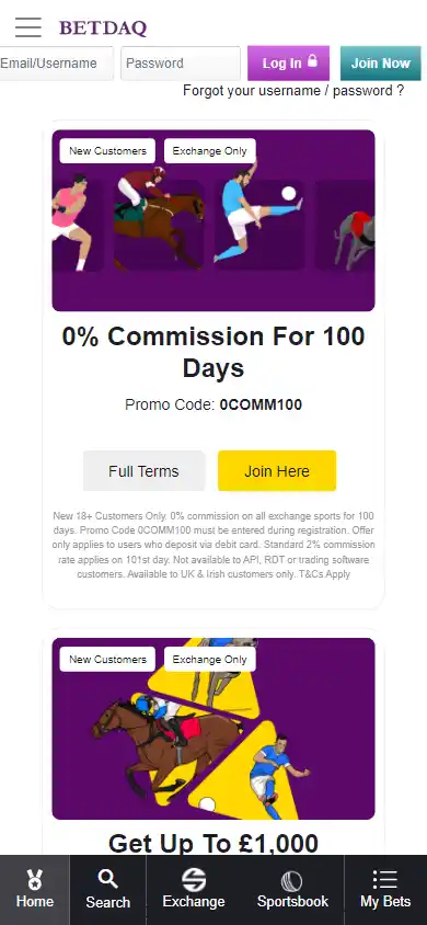 Betdaq Casino screenshot 5