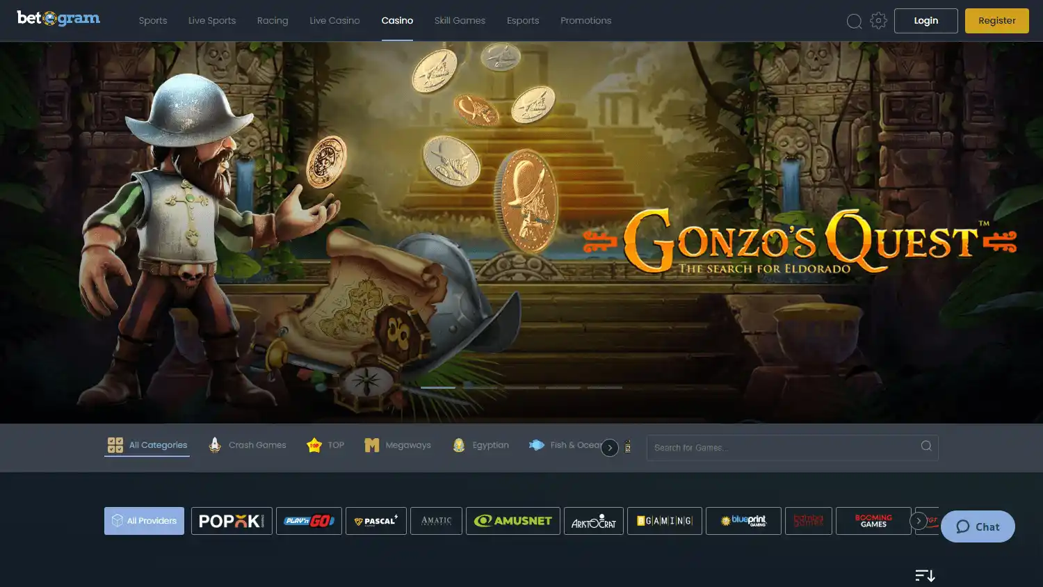 Betegram Casino screenshot 2
