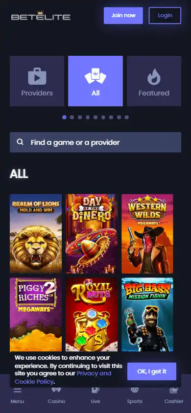 BetElite Casino screenshot 5