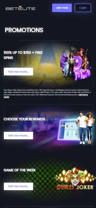 BetElite Casino screenshot 6