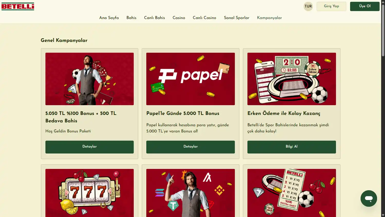 Betelli Casino screenshot 3