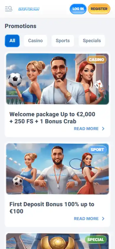 Beteum Casino screenshot 6