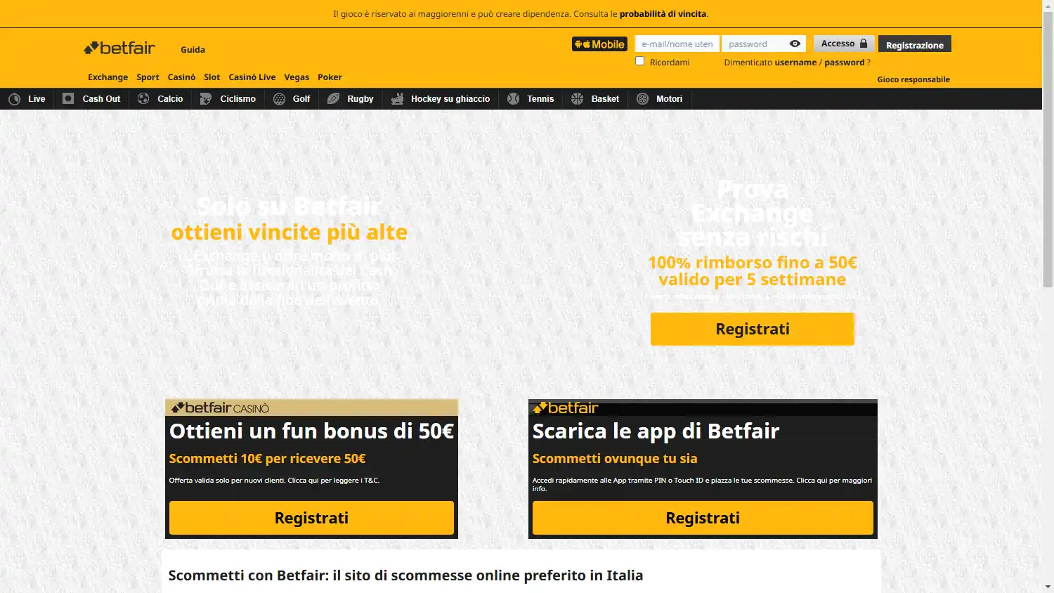 Betfair Casino screenshot 1