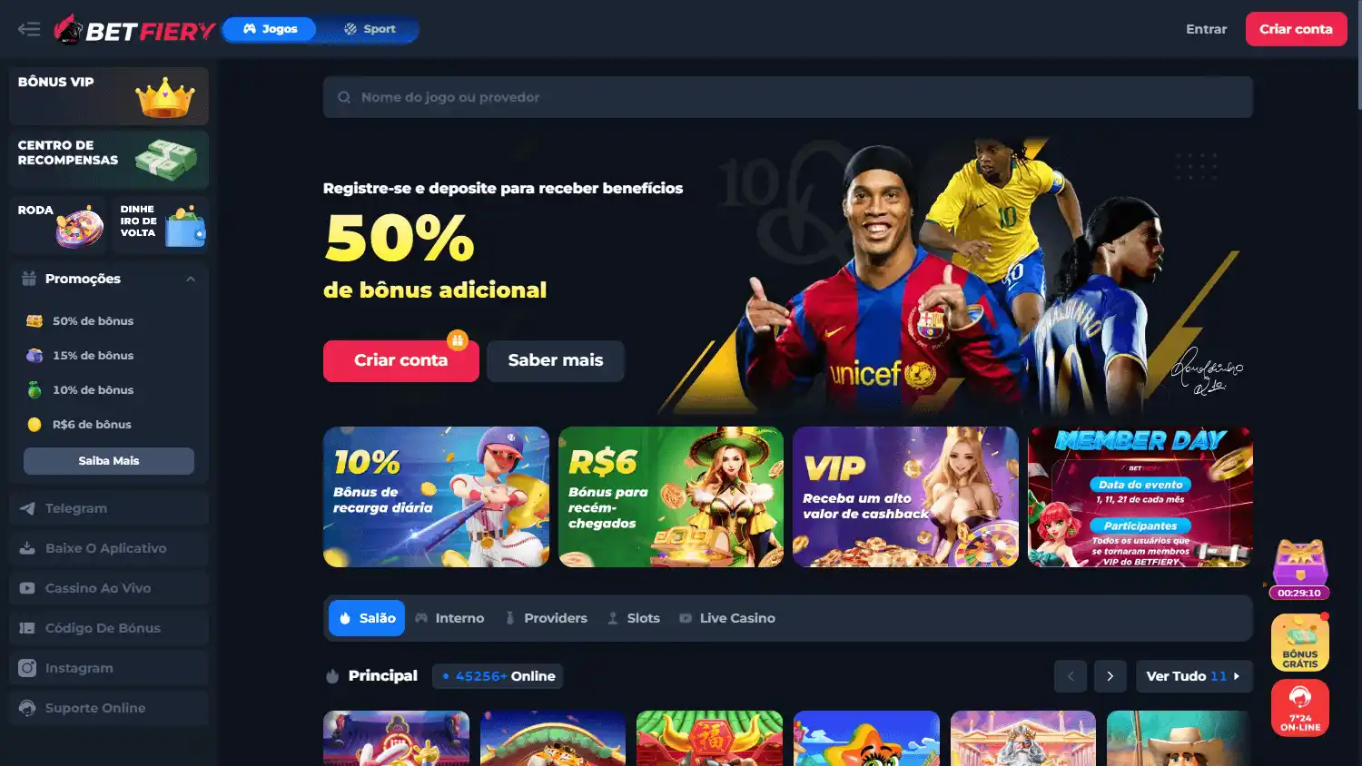 BetFiery Casino screenshot 1