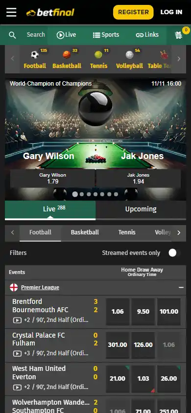 Betfinal Casino screenshot 4