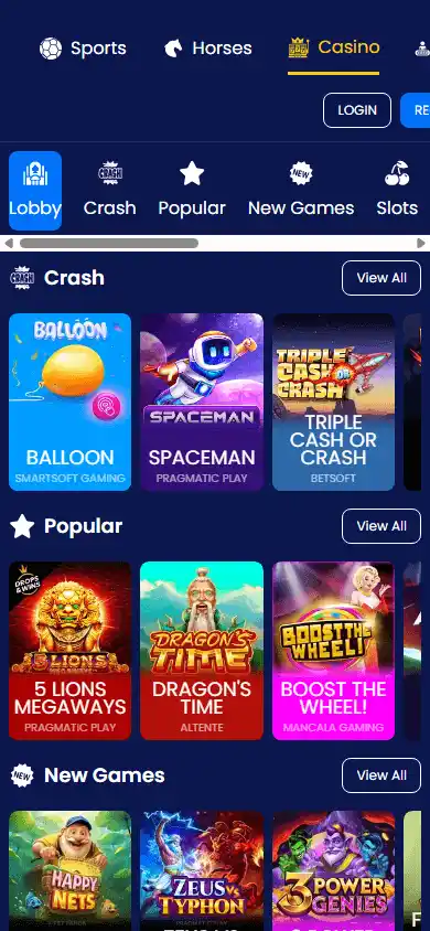 Betfine24 Casino screenshot 5