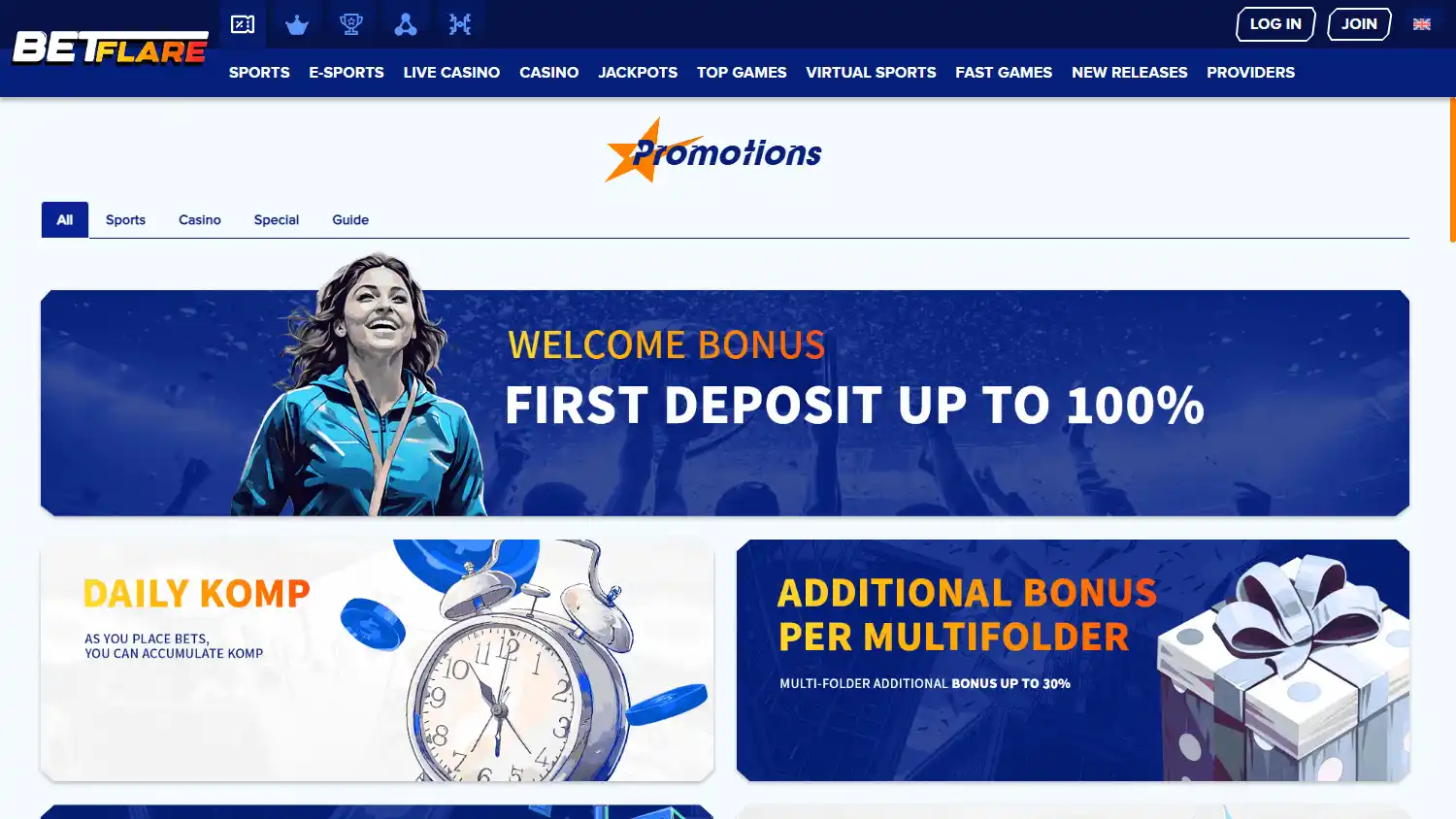 BetFlare Casino screenshot 3