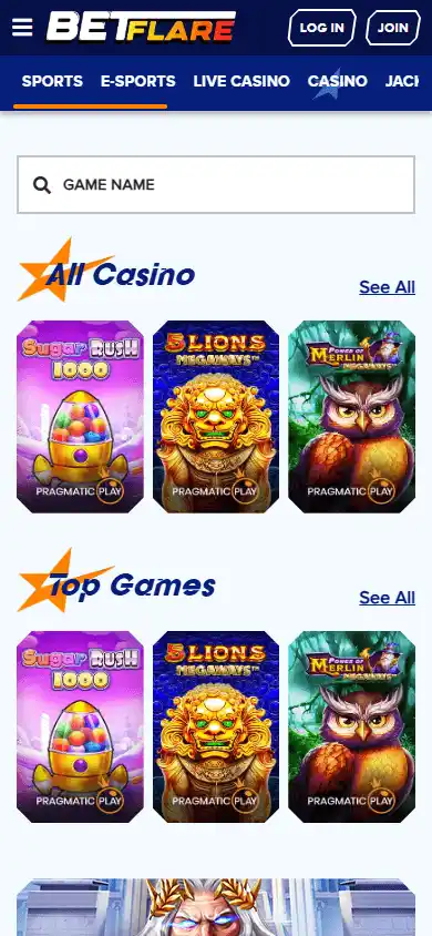 BetFlare Casino screenshot 5