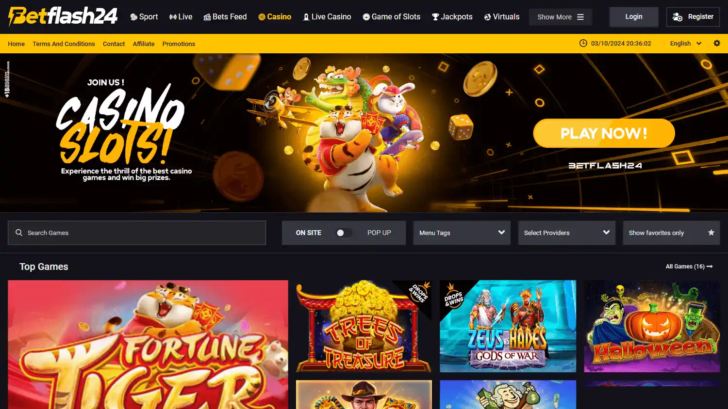 BetFlash24 Casino screenshot 2