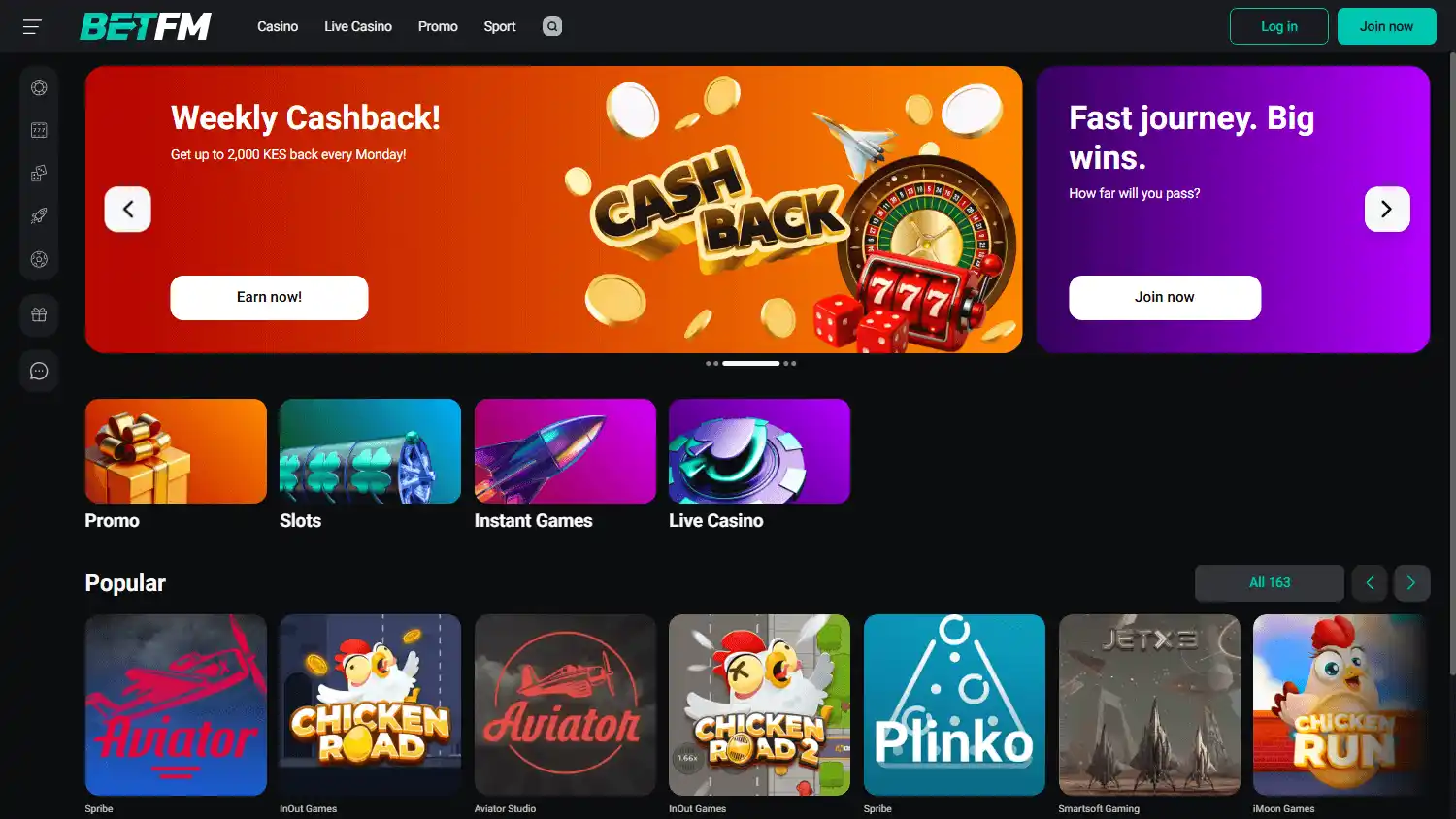 BetFM Casino screenshot 1