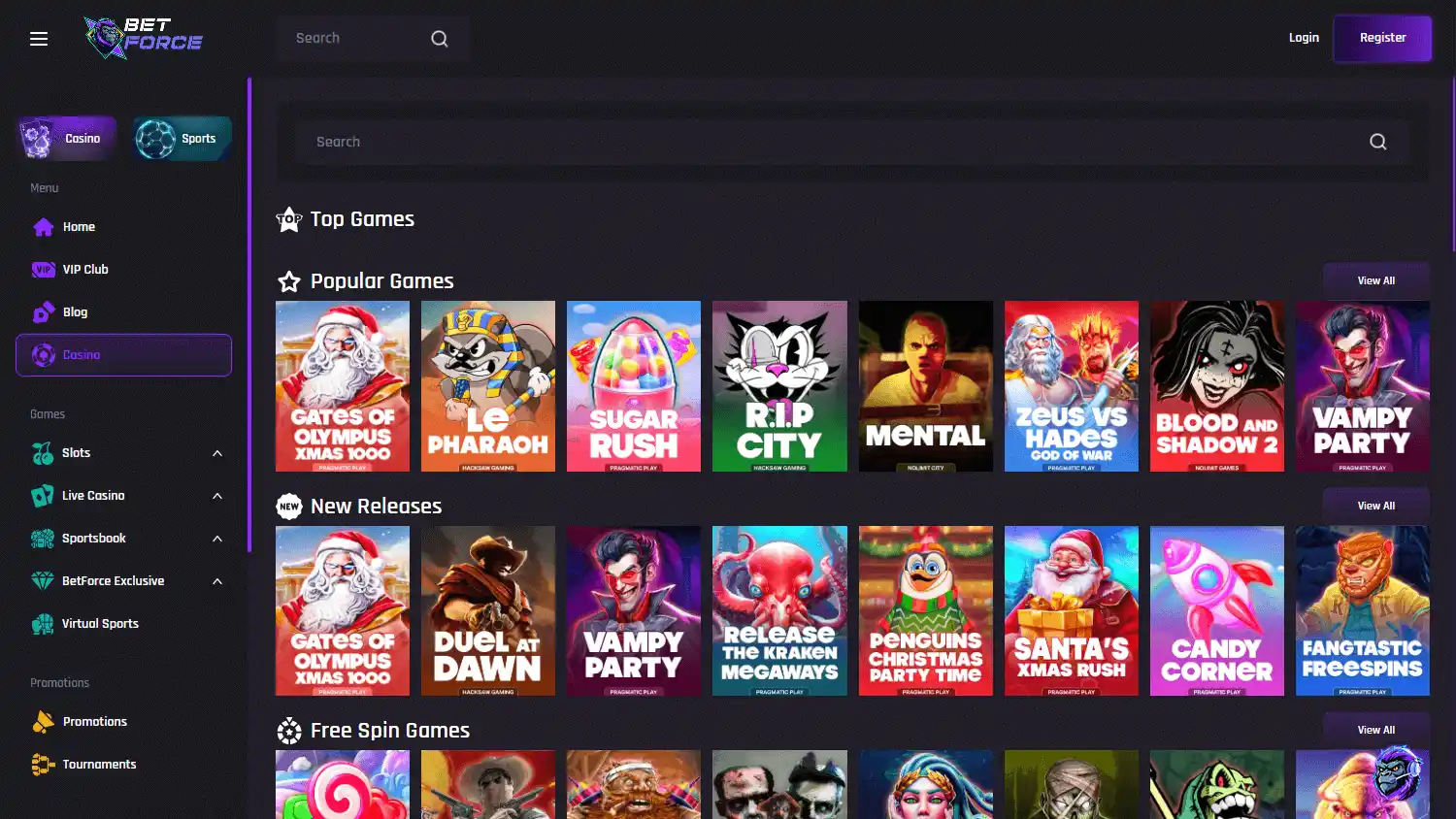 BetForce Casino screenshot 2