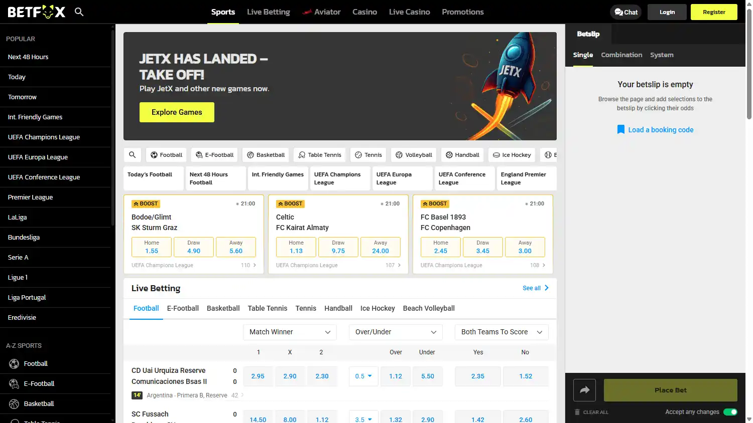 Betfox Casino screenshot 1