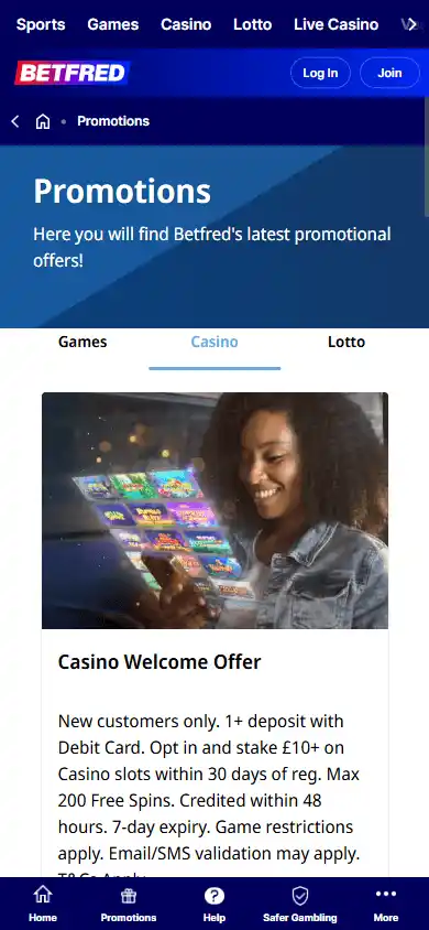 Betfred Casino screenshot 6