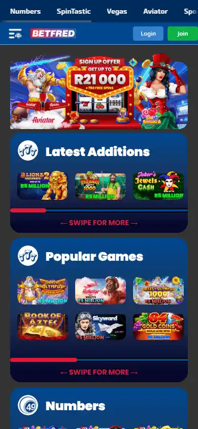 Betfred Casino ZA screenshot 4
