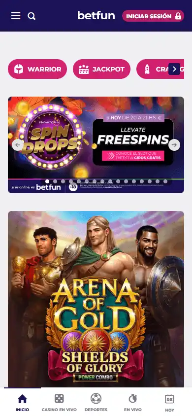 Betfun Casino screenshot 2