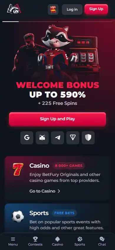 BetFury Casino screenshot 5
