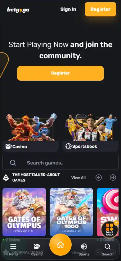 Betgiga Casino screenshot 4