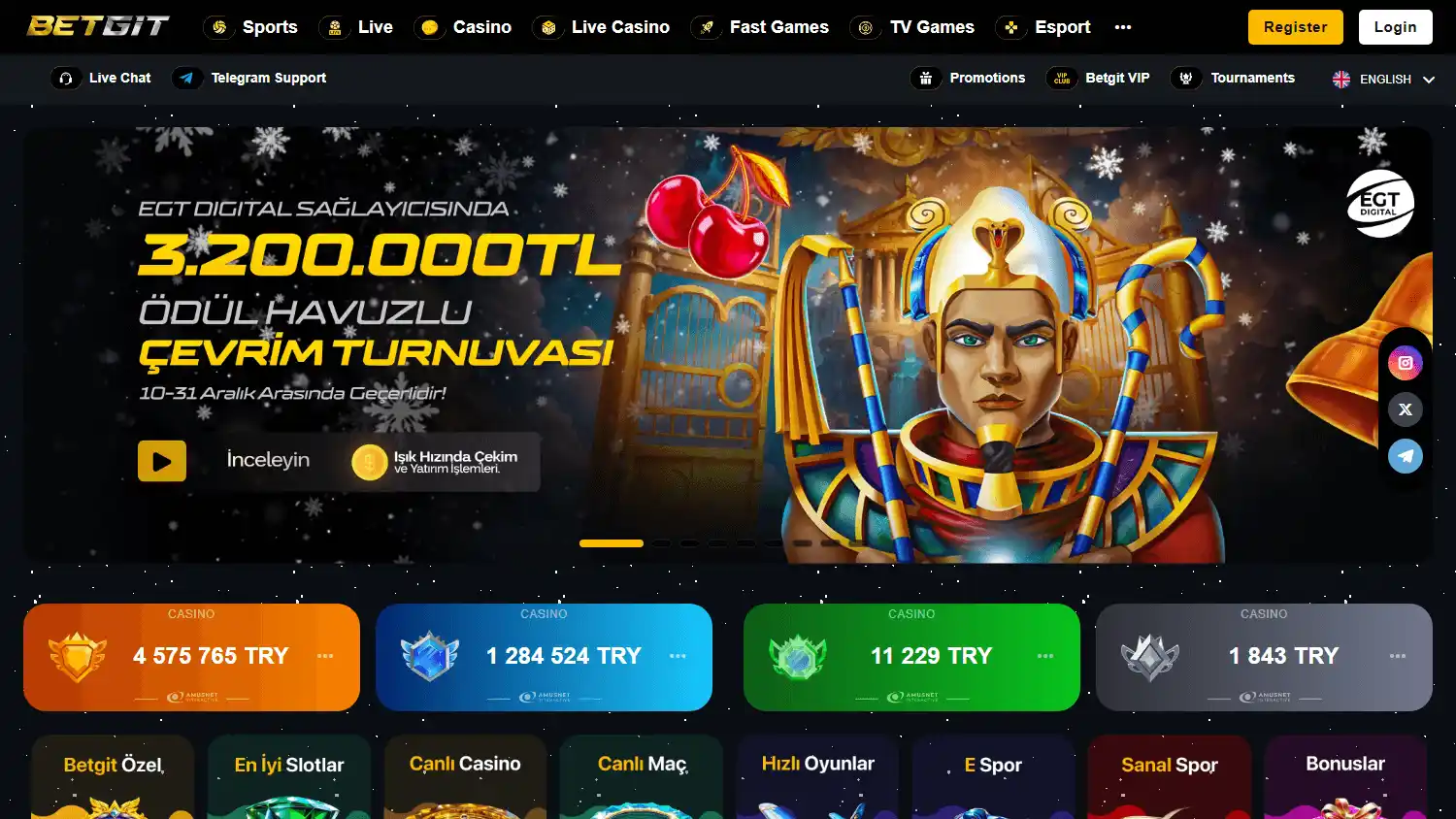 Betgit Casino screenshot 1