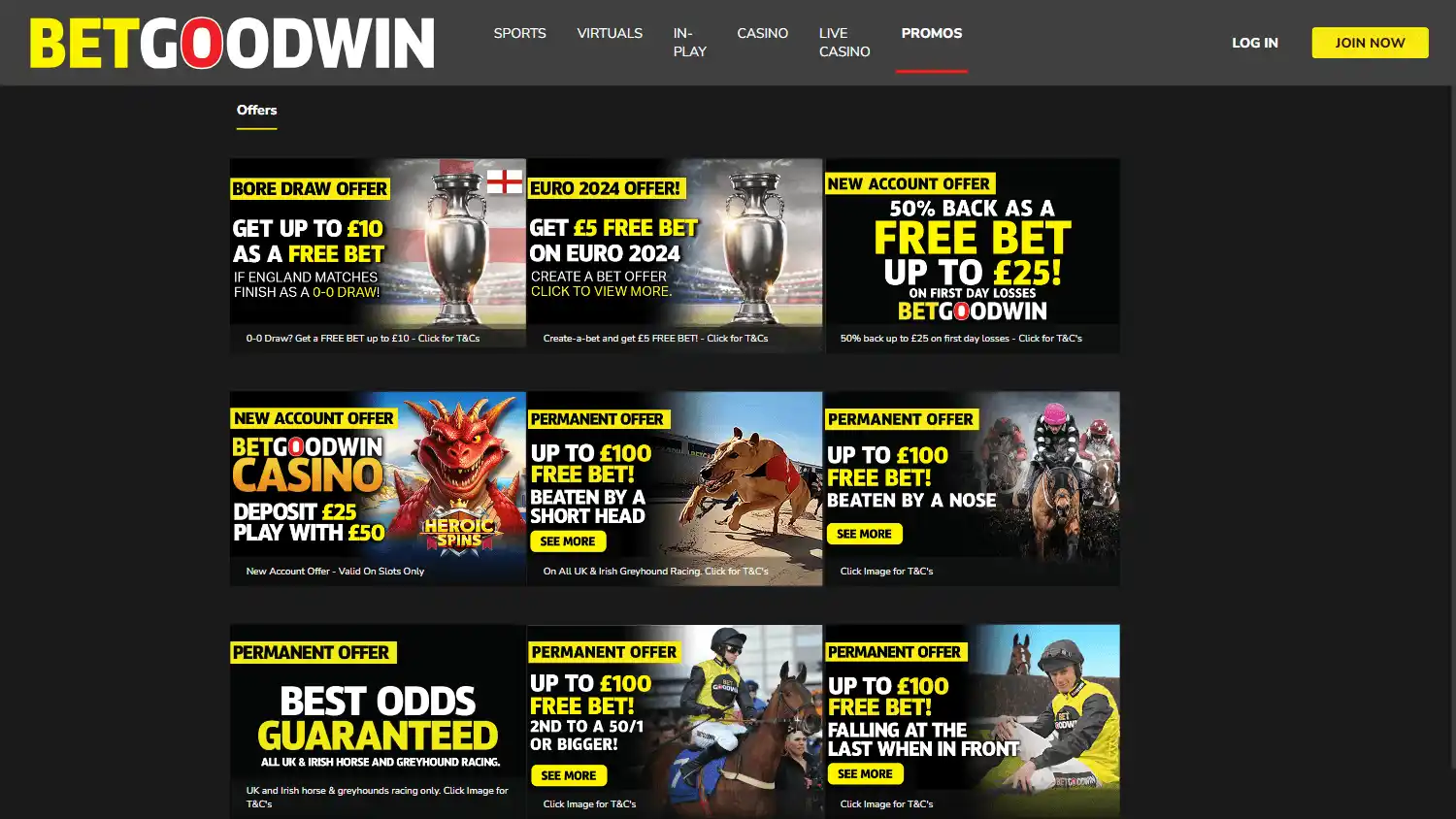 BetGoodwin Casino screenshot 2