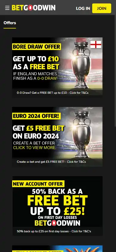 BetGoodwin Casino screenshot 5