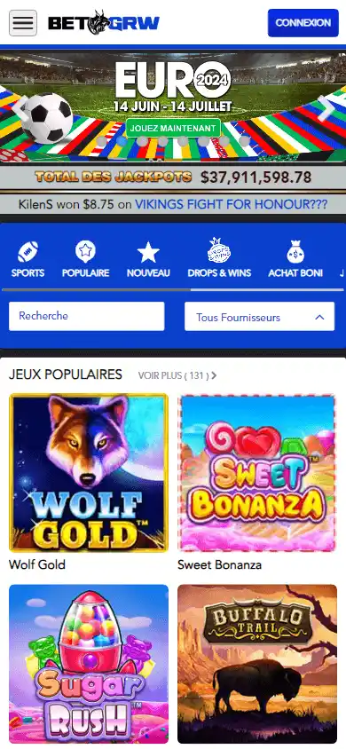 BetGRW Casino screenshot 4