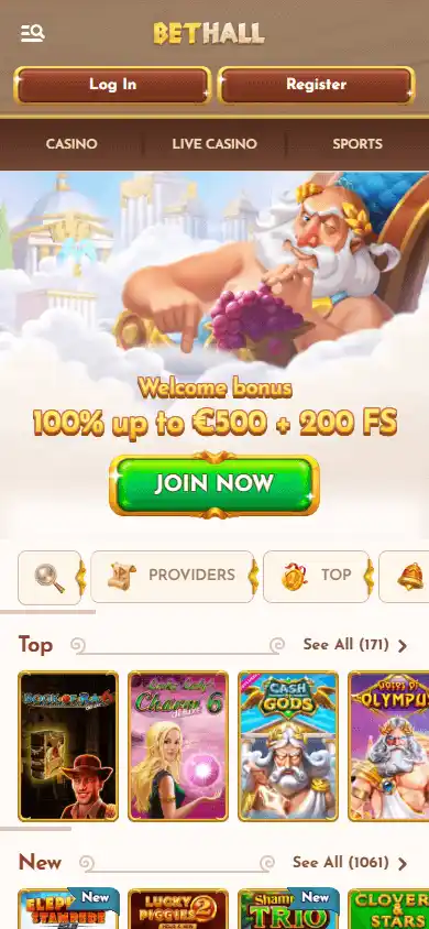 BetHall Casino screenshot 4