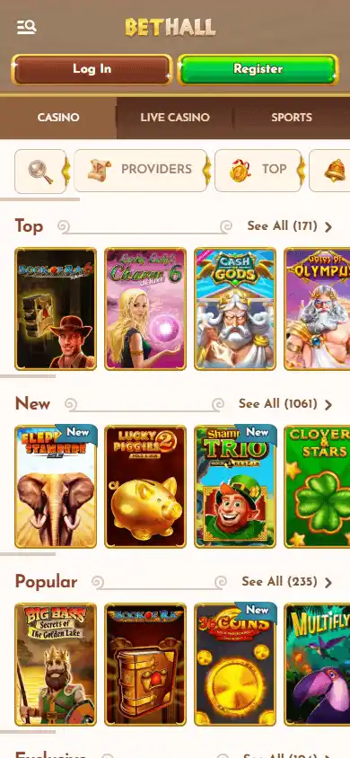 BetHall Casino screenshot 5