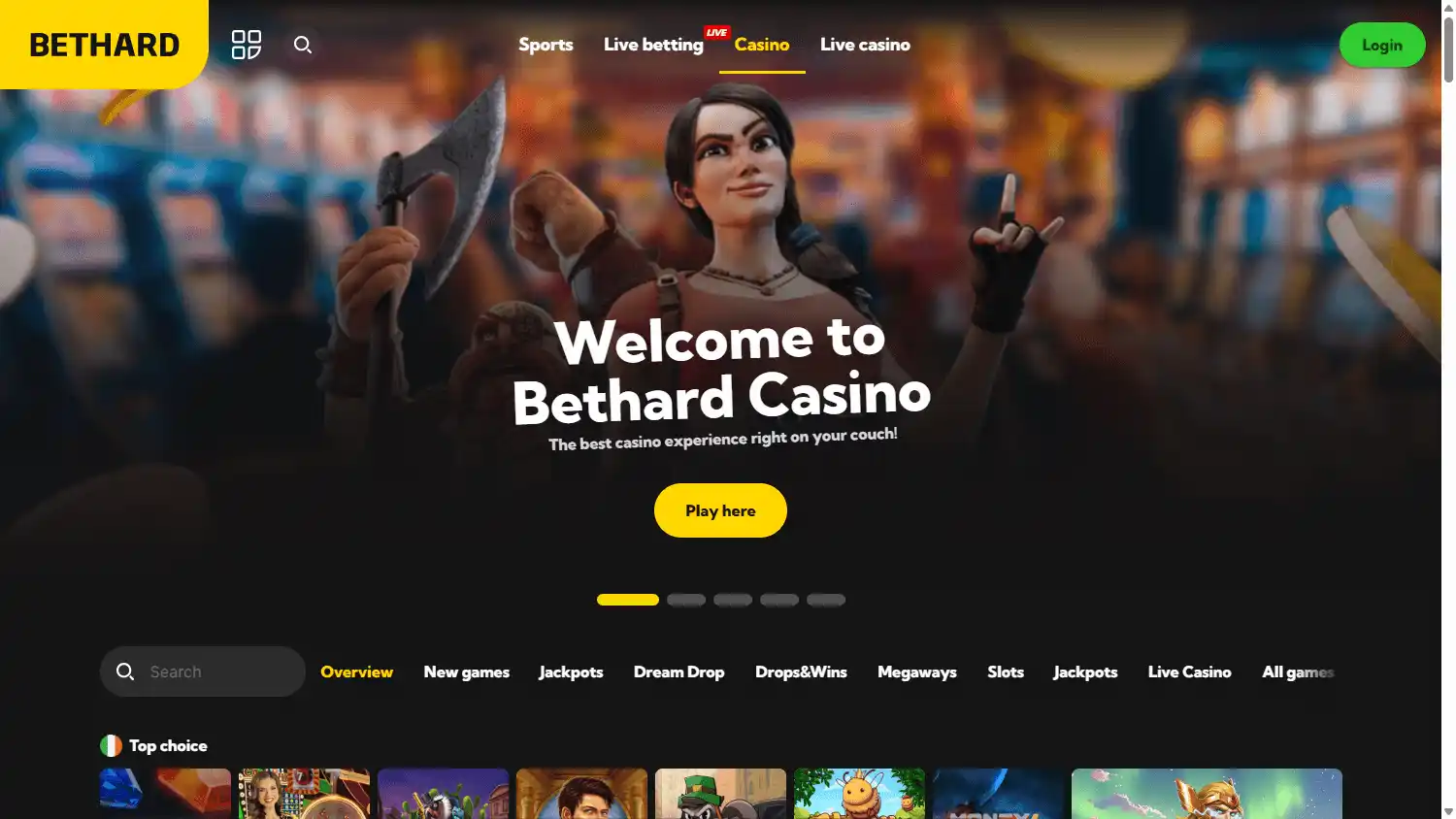 Bethard Casino screenshot 2
