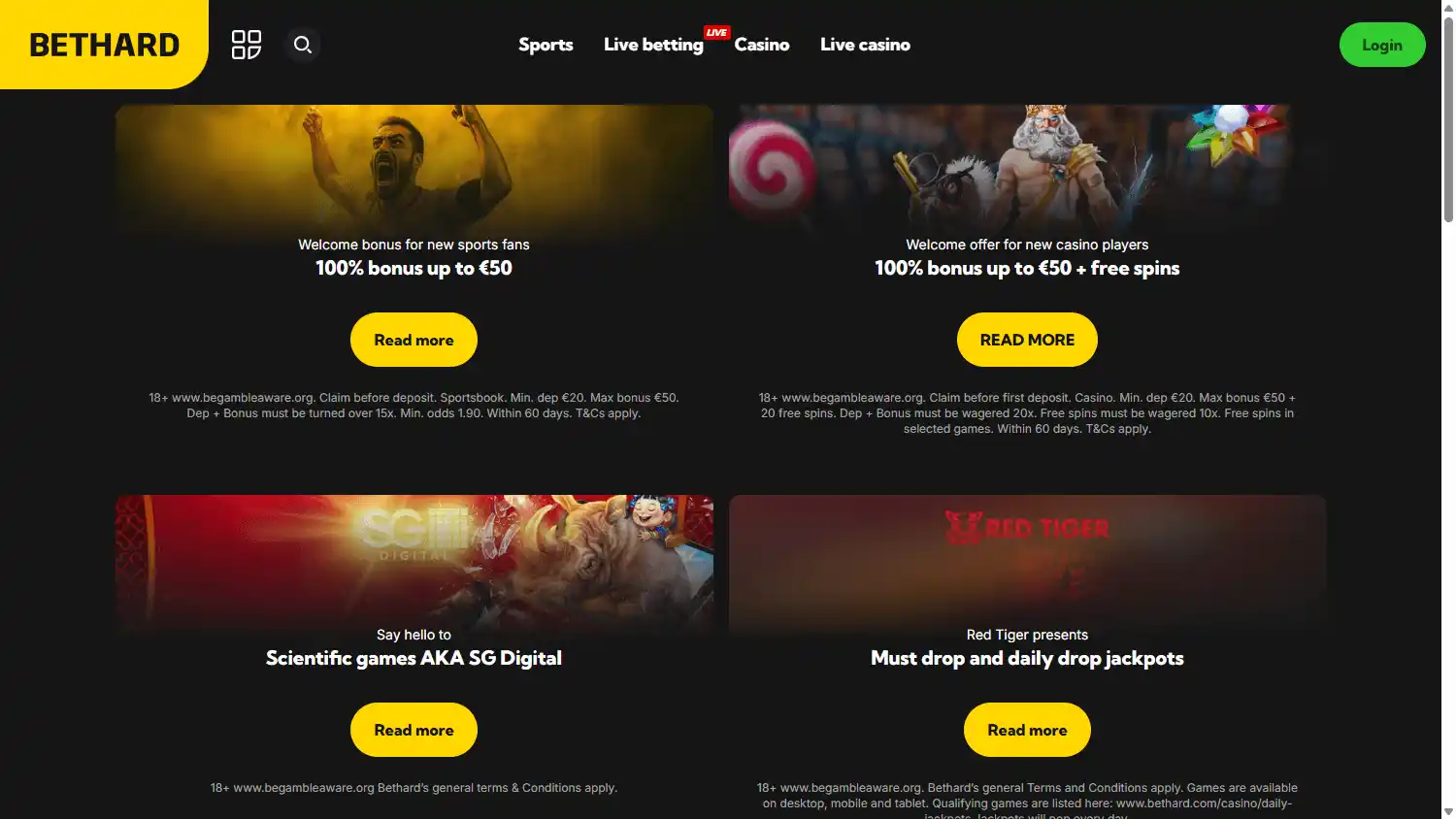 Bethard Casino screenshot 3